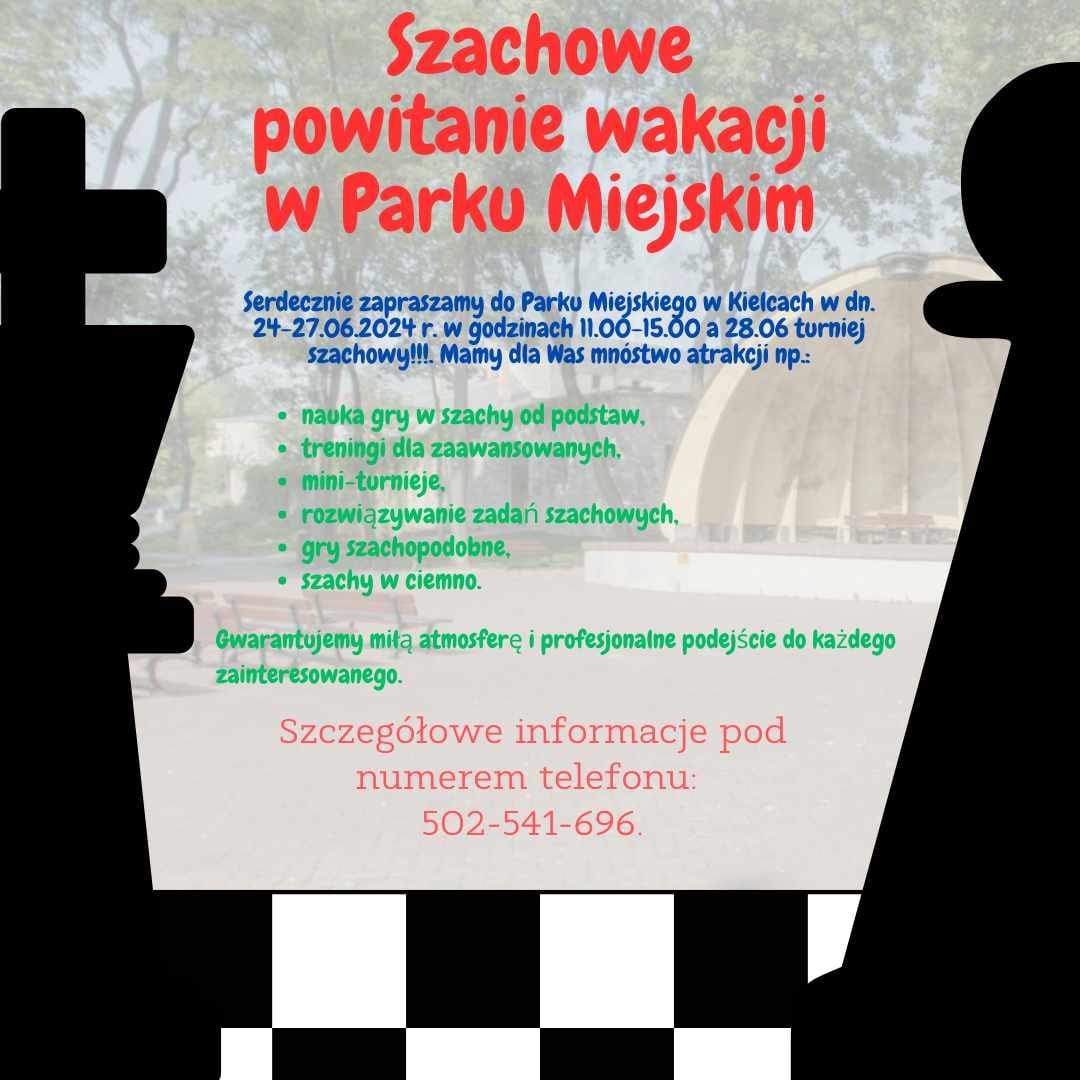 Miłośnicy szachów rywalizują w parku miejskim - Radio Kielce