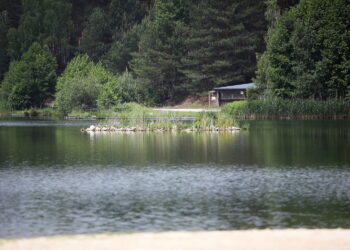 03.06.2024. Suków. Zbiornik wodny / Fot. Wiktor Taszłow - Radio Kielce