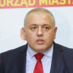 05.06.2024. Kielce. Briefing prasowy po Walnym Zgromadzeniu Akcjonariuszy spółki Korona S.A. Na zdjęciu: Krzysztof Hajdamowicz - przewodniczący Rady Nadzorczej Korony Kielce S.A. / Fot. Wiktor Taszłow - Radio Kielce