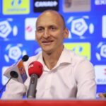 12.06.2024. Kielce. Briefing prasowy. Na zdjęciu: Karol Jakubczyk - prezes Korony / Fot. Wiktor Taszłow - Radio Kielce