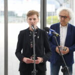 14.06.2024. Kielce. Targi Kielce. Konferencja prasowa. Na zdjęciu (od lewej): Agata Wojda - prezydent Kielc, Andrzej Mochoń - prezes zarządu Targów Kielce / Fot. Wiktor Taszłow - Radio Kielce