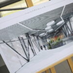 14.06.2024. Kielce. Wizualizacja nowej hali wystawienniczej / Fot. Wiktor Taszłow - Radio Kielce