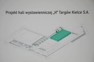 14.06.2024. Kielce. Projekt nowej hali wystawienniczej / Fot. Wiktor Taszłow - Radio Kielce