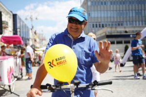 23.06.2024. Kielce. Stoisko Radia Kielce podczas Święta Kielc. / Fot. Wiktor Taszłow - Radio Kielce