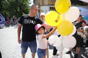 23.06.2024. Kielce. Stoisko Radia Kielce podczas Święta Kielc. / Fot. Wiktor Taszłow - Radio Kielce