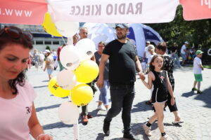 23.06.2024. Kielce. Stoisko Radia Kielce podczas Święta Kielc. / Fot. Wiktor Taszłow - Radio Kielce