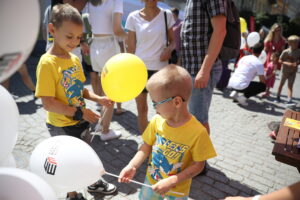 23.06.2024. Kielce. Stoisko Radia Kielce podczas Święta Kielc. / Fot. Wiktor Taszłow - Radio Kielce