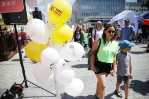 23.06.2024. Kielce. Stoisko Radia Kielce podczas Święta Kielc. / Fot. Wiktor Taszłow - Radio Kielce