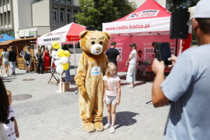 23.06.2024. Kielce. Stoisko Radia Kielce podczas Święta Kielc. / Fot. Wiktor Taszłow - Radio Kielce