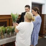 24.06.2024. Kielce. Akcja informacyjno-promocyjna Ministerstwa Sprawiedliwości poświęcona roli ławników w sprawowaniu wymiaru sprawiedliwości / Fot. Wiktor Taszłow – Radio Kielce