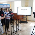 26.06.2024. Kielce. Urząd Miasta Kielce. Konferencja prasowa. Na zdjęciu (przemawia: Agata Wojda - prezydent Kielc / Fot. Wiktor Taszłow - Radio Kielce