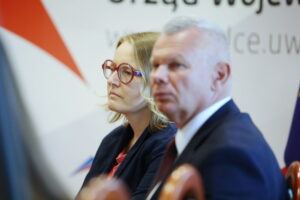 26.06.2024. Kielce. Świętokrzyski Urząd Wojewódzki. Konferencja o nowych zasadach działania Funduszu Sprawiedliwości / Fot. Wiktor Taszłow – Radio Kielce