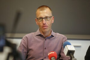 26.06.2024. Kielce. Wieczór Modnych Filantropów - konferencja. Na zdjęciu Michał Góźdź - dyrektor Galerii Korona. / Fot. Wiktor Taszłow - Radio Kielce