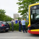 07.06.2024. Kielce. Wypadek z udziałem autobusu MPK / Fot. Aleksandra Kwaśniewska - Radio Kielce
