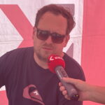 28.06.2024. Sandomierz. 21. Festiwal Filmów i Spotkań Niezwykłych. Na zdjęciu Jan Holoubek. / Fot. Piotr Michalski - Radio Kielce