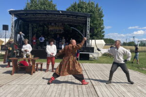 23.06.2024. Ossolin. Piknik rycerski. / Fot. Grażyna Szlęzak - Radio Kielce