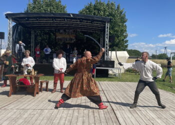 23.06.2024. Ossolin. Piknik rycerski. / Fot. Grażyna Szlęzak - Radio Kielce