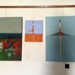 29.06.2024. Sandomierz. Prace artystów ze stowarzyszenia Emocjonaliści z Warszawy w Muzeum Historii Polskiego Ruchu Ludowego / Fot. Grażyna Szlęzak - Radio Kielce