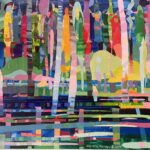 29.06.2024. Sandomierz. Prace artystów ze stowarzyszenia Emocjonaliści z Warszawy w Muzeum Historii Polskiego Ruchu Ludowego / Fot. Grażyna Szlęzak - Radio Kielce