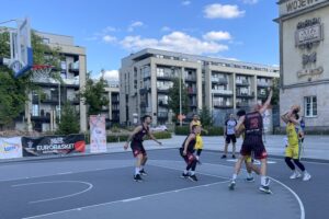 23.06.2024. Kielce. Turniej kwalifikacyjny cyklu LOTTO 3x3 Quest 2024 w koszykówce trzyosobowej / Fot. Kamil Król - Radio Kielce