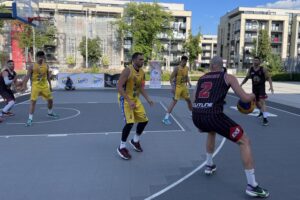 23.06.2024. Kielce. Turniej kwalifikacyjny cyklu LOTTO 3x3 Quest 2024 w koszykówce trzyosobowej / Fot. Kamil Król - Radio Kielce