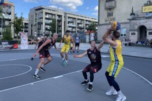 23.06.2024. Kielce. Turniej kwalifikacyjny cyklu LOTTO 3x3 Quest 2024 w koszykówce trzyosobowej / Fot. Kamil Król - Radio Kielce