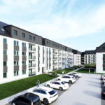 Końskie. Wizualizacja budynków mieszkalnych SIM SMS. / Źródło: simsms-inwestycje.pl