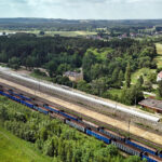 Zmodernizowany przystanek kolejowy w miejscowości Nida / źródło: PKP PLK