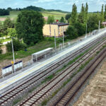 Zmodernizowany przystanek kolejowy w miejscowości Nida / źródło: PKP PLK