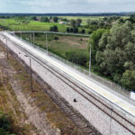 Zmodernizowany przystanek kolejowy w miejscowości Stawiany Pińczowskie / źródło: PKP PLK
