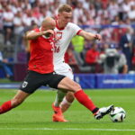 21.06.2024. Berlin, Niemcy. Piłkarskie mistrzostwa Europy. Mecz Polska - Austria. / Fot. HANNIBAL HANSCHKE - PAP/EPA.