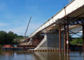 Budowa mostu w Sandomierzu. Fot. GDDKiA