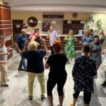 Niepełnosprawni ze Świętokrzyskiego Stowarzyszenia „Niepełnosprawni Plus” na obozie rehabilitacyjnym w Sarbinowie / źródło: Krzysztof Słoń