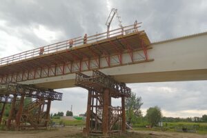 Przebudowa mostu na Wiśle w Sandomierzu / źródło: GDDKiA
