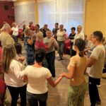 Niepełnosprawni ze Świętokrzyskiego Stowarzyszenia „Niepełnosprawni Plus” na obozie rehabilitacyjnym w Sarbinowie / źródło: Krzysztof Słoń