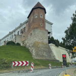 02.07.2024. Sandomierz. Remont ul. Zamkowej / Fot. Grażyna Szlęzak - Radio Kielce