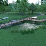 Wizualizacje projektu „Rewitalizacji Doliny Silnicy - kompleksowe zagospodarowanie terenu wraz z rozwojem błękitno-zielonej infrastruktury w mieście Kielce” / źródło: kielce.eu