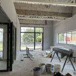 23.07.2024. Opatów. Budowa nowej siedziby Miejsko-Gminnej Biblioteki Publicznej im. Stanisława Czernika / Fot. Patryk Wójcik - Radio Kielce