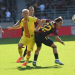 Zimny prysznic na inaugurację sezonu. Korona bez szans w starciu z Pogonią - Radio Kielce 20.07.2024. Szczecin, Mecz 1. kolejki piłkarskiej ekstraklasy Pogoń Szczecin - Korona Kielce. / Fot. Marcin Bielecki - PAP