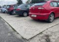 09.07.2024. Sandomierz. Ulica i parking przy Szpitalu Specjalistycznym / Fot. Grażyna Szlęzak - Radio Kielce