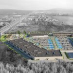 Centrum handlowe przy ul. Ściegiennego w Kielcach - wizualizacja / źródło: PropertyNews.pl