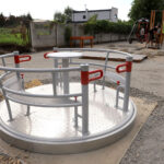 Staszów. Prace przy budowie integracyjnego placu zabaw przy Przedszkolu nr 3 / Fot. staszow.pl