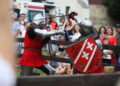 07.07.2024. Szydłów. Zamek w Szydłowie. Turniej Rycerski o Złote Ostrogi Jagiellonów / Fot. Wiktor Taszłow - Radio Kielce