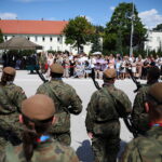 21.07.2024. Kielce. Przysięga wojskowa ochotników 10. Świętokrzyskiej Brygady Obrony Terytorialnej / Fot. Wiktor Taszłow - Radio Kielce