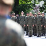 21.07.2024. Kielce. Przysięga wojskowa ochotników 10. Świętokrzyskiej Brygady Obrony Terytorialnej / Fot. Wiktor Taszłow - Radio Kielce