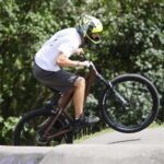 21.07.2024. Kielce. Zawodu na torze w pumptracku. / Fot. Wiktor Taszłow - Radio Kielce