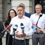 23.07.2024. Kielce. Konferencja radnych z z klubu Prawa i Sprawiedliwości / Fot. Wiktor Taszłow - Radio Kielce