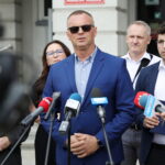 23.07.2024. Kielce. Konferencja radnych z z klubu Prawa i Sprawiedliwości / Fot. Wiktor Taszłow - Radio Kielce