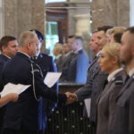 24.07.2024. Kielce. Uroczysta zbiórka z okazji obchodów Święta Policji / Fot. Wiktor Taszłow - Radio Kielce