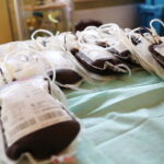 26.07.2024. Kielce. Żołnierze z Centrum Przygotowań do Misji Zagranicznych oddają krew / Fot. Wiktor Taszłow - Radio Kielce